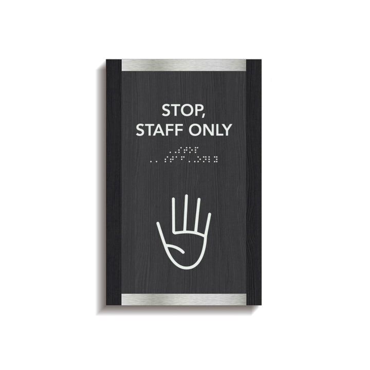 Information signs Staff Only Door Sign for Office: "Otherside" Design Information signs Staff Only Door Sign for Office: "Otherside" Design
