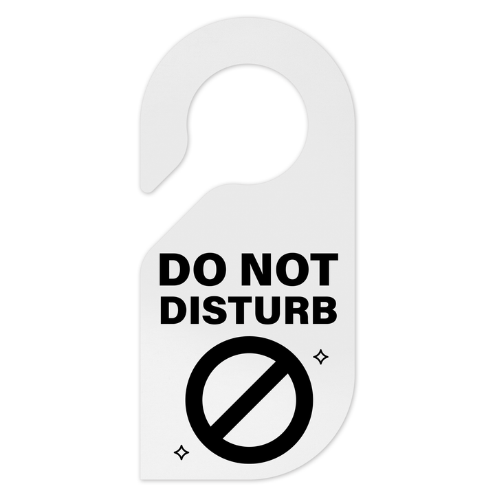 Door Signs Do Not Disturb Sign for Door: Milk Acrylic Sign Door Signs Do Not Disturb Sign for Door: Milk Acrylic Sign