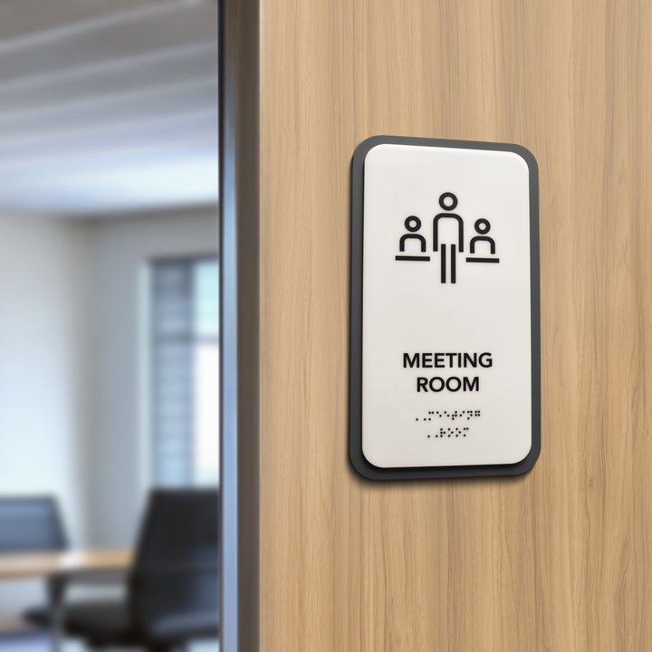 Acrylic Meeting Room Sign — "Elegant" Design Acrylic Meeting Room Sign — "Elegant" Design