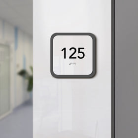 Acrylic Room Number Sign — "Elegant" Design