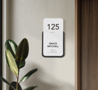 Acrylic Office Name Sign — "Elegant" Design