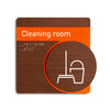 Cleaning Room Signage - "Genova" Design
