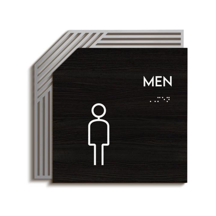 Men's Restroom Sign: " Authentic " Design Men's Restroom Sign: " Authentic " Design