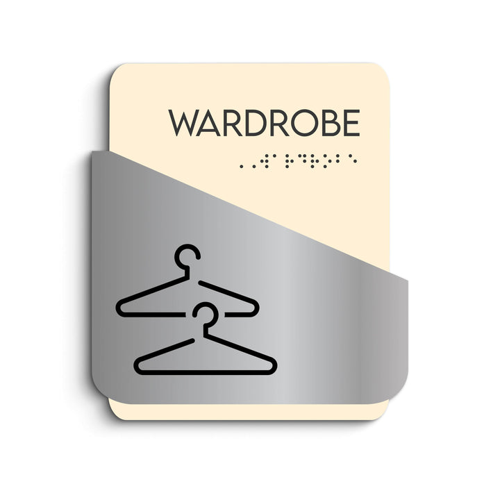 Information signs Wardrobe Closet Sign: Steel Sign — "Downhill" Design Information signs Wardrobe Closet Sign: Steel Sign — "Downhill" Design