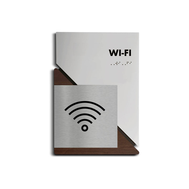 Information signs Wi-Fi Signs: Steel Sign — "Creative" Design Information signs Wi-Fi Signs: Steel Sign — "Creative" Design