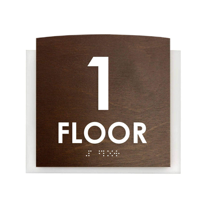 Floor Signs Sign for 1st Floor - "Scandza" Design Floor Signs Sign for 1st Floor - "Scandza" Design
