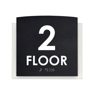 Floor Signs - 2nd Floor "Scandza" Design
