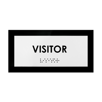 Door Signs - Acrylic Visitor Sign "Simple" Design
