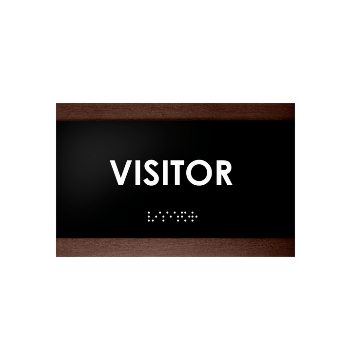 Door Signs Wood Visitor Sign for Employees - "Buro" Design Door Signs Wood Visitor Sign for Employees - "Buro" Design