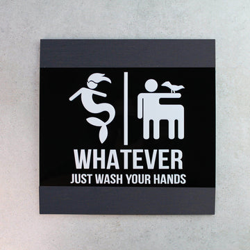 Bathroom Signs Funny All Gender Restroom Sign - "Buro" Design Bathroom Signs Funny All Gender Restroom Sign - "Buro" Design