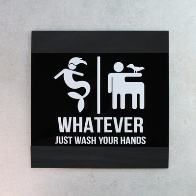 Funny All Gender Restroom Sign - 