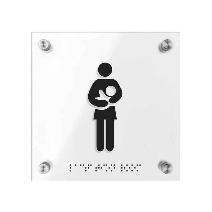 Bathroom Signs Mothers Room & Lactation Room Sign with Braille - "Classic" Design Bathroom Signs Mothers Room & Lactation Room Sign with Braille - "Classic" Design