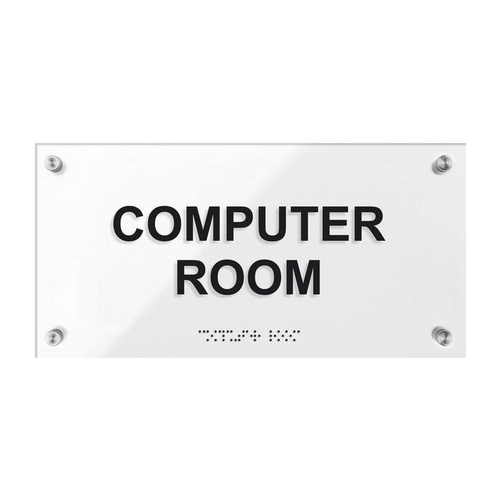 Computer Room Sign - Acrylic Plate "Classic" Design Computer Room Sign - Acrylic Plate "Classic" Design