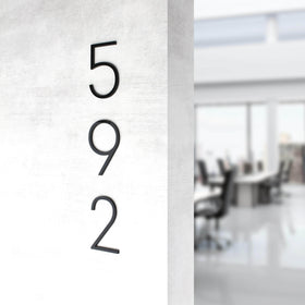 Acrylic Interior Door Numbers - "Thin" Design (price for one symbol)