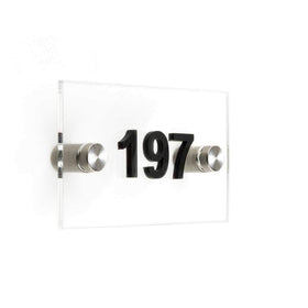 Acrylic Room Number Sign — "Classic" Design