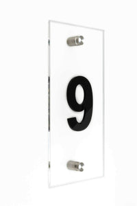 Acrylic House Number Sign — "Classic" Design