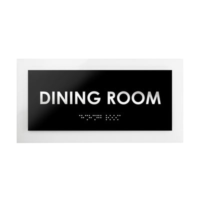 Acrylic Dining Room Door Sign - 