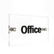 Acrylic Office Door Sign — "Classic" Design