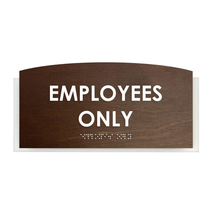 Employees Only Sign - Wood Sign Plate - "Scandza" Design Employees Only Sign - Wood Sign Plate - "Scandza" Design