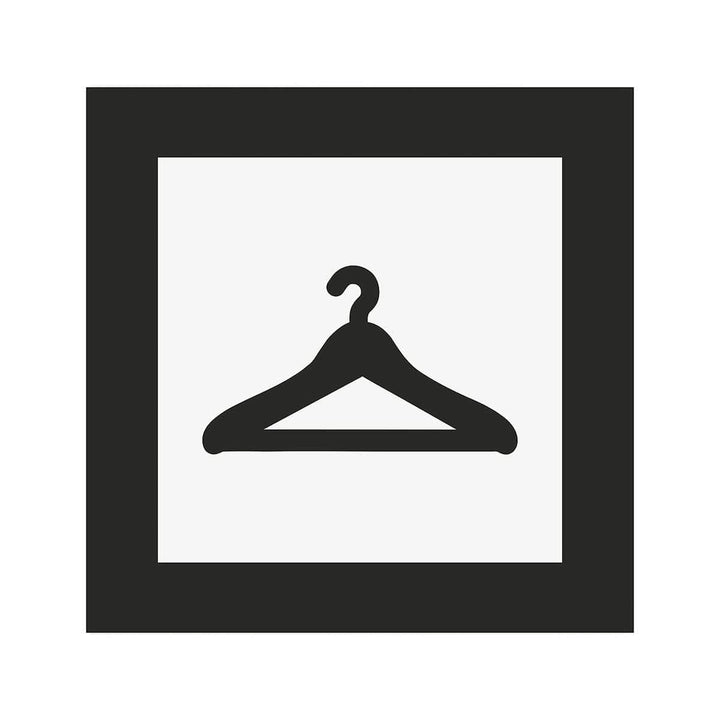 Information signs Acrylic Interior Wardrobe Sign - "Simple" Design Information signs Acrylic Interior Wardrobe Sign - "Simple" Design