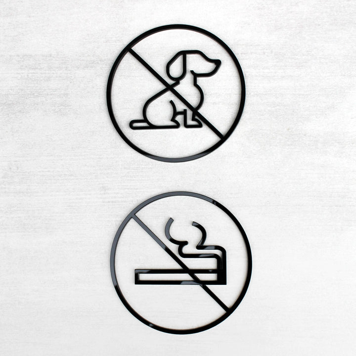 Information signs Custom Acrylic Sign — "Thin" Design Information signs Custom Acrylic Sign — "Thin" Design