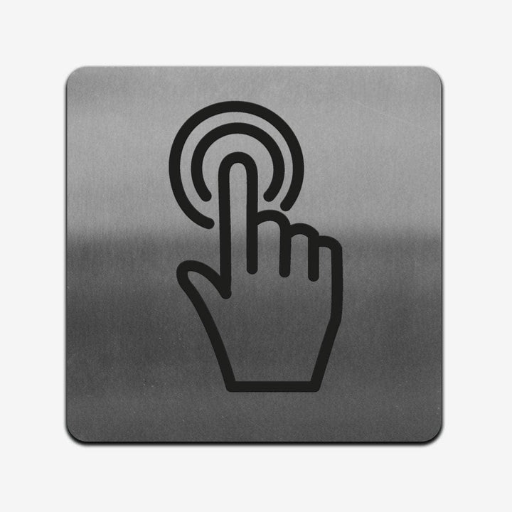 Information signs Doorbell Sign — Stainless Steel Signage Information signs Doorbell Sign — Stainless Steel Signage