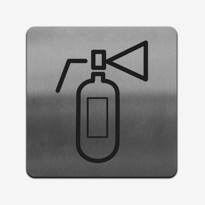 Information signs Fire Extinguisher Sign — Stainless Steel Signage Information signs Fire Extinguisher Sign — Stainless Steel Signage