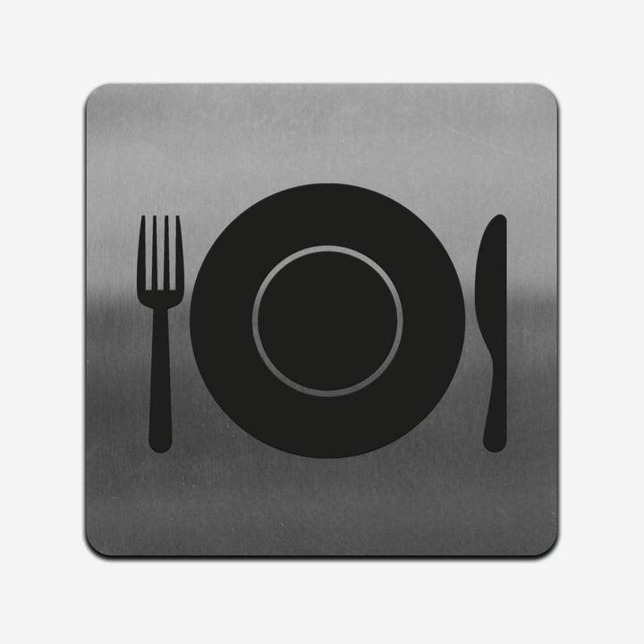 Information signs Kitchen Sign: Stainless Steel & Acrylic Sign Information signs Kitchen Sign: Stainless Steel & Acrylic Sign