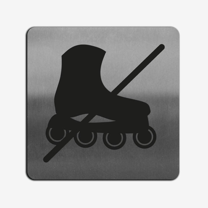 Information signs No Skating Sign — Stainless Steel Signage Information signs No Skating Sign — Stainless Steel Signage