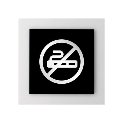 No Smoking Acrylic Sign - 