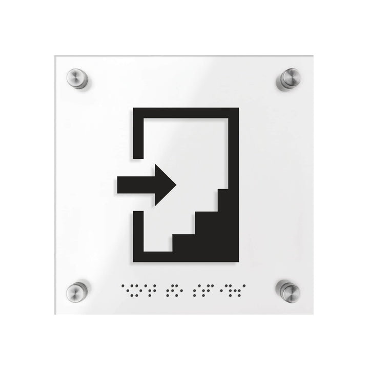 Information signs Stairs Safety Sign — ADA Compliant — "Classic" Design Information signs Stairs Safety Sign — ADA Compliant — "Classic" Design