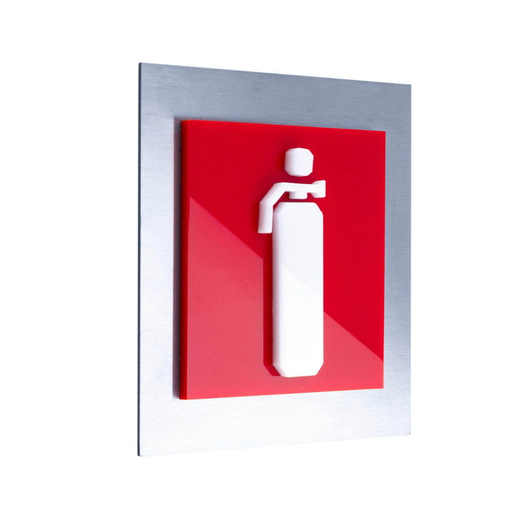 Information signs Extinguisher Steel Safety Signage - "Modern" Design Information signs Extinguisher Steel Safety Signage - "Modern" Design