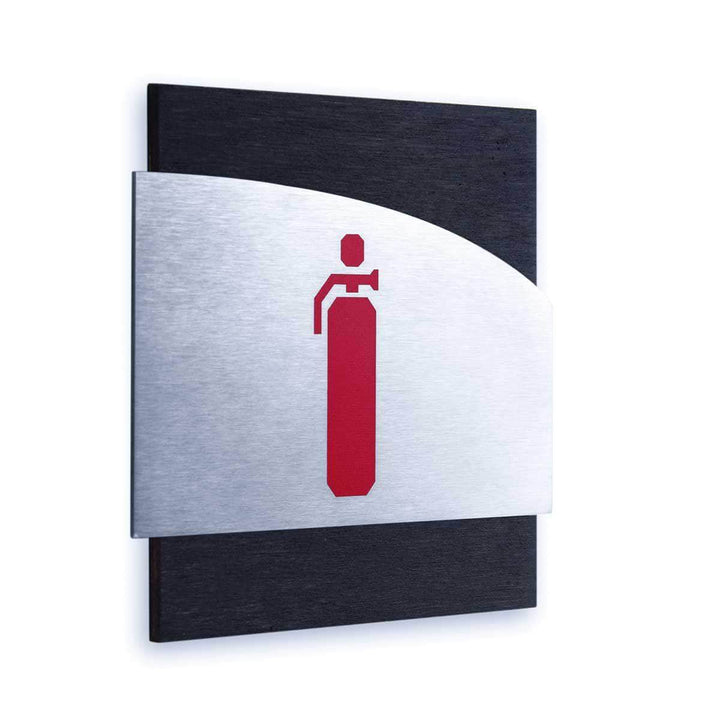 Information signs Fire Extinguisher Sign: Interior Sign — "Wave" Design Information signs Fire Extinguisher Sign: Interior Sign — "Wave" Design