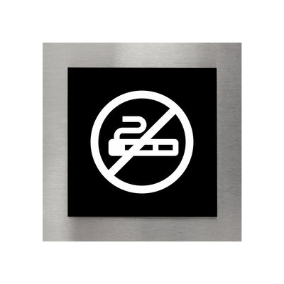 Steel No Smoking Sign - 