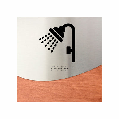 Steel Shower Signage - 