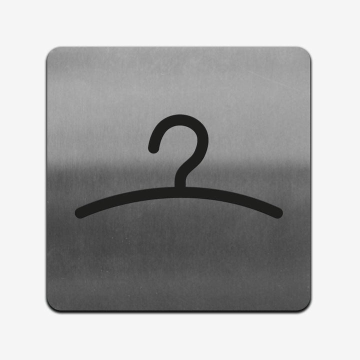 Information signs Wardrobe Sign — Stainless Steel Signage Information signs Wardrobe Sign — Stainless Steel Signage