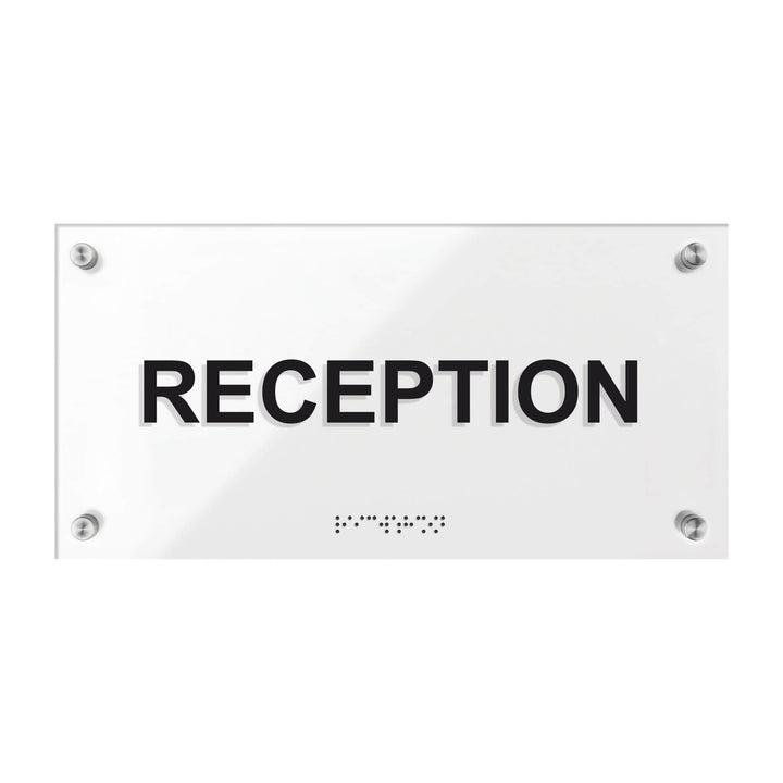 Reception Sign - Acrylic Door Plate - "Classic" Design Reception Sign - Acrylic Door Plate - "Classic" Design
