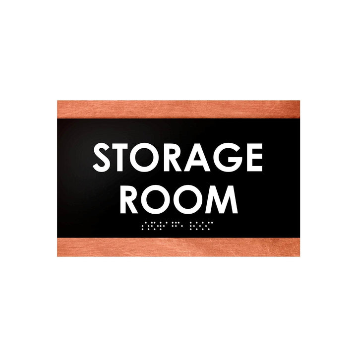 Door Signs Storage Room Sign - Wood Door Plate - "Buro" Design Door Signs Storage Room Sign - Wood Door Plate - "Buro" Design