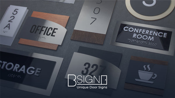 Design of Signs and Number Plates in BSIGN