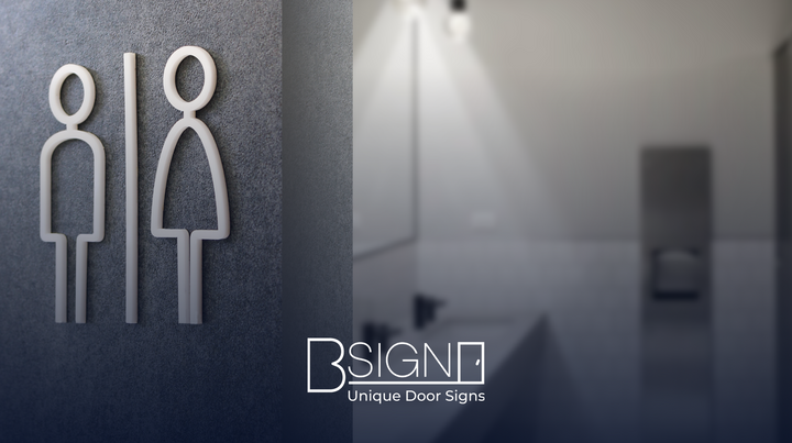Minimalist signage