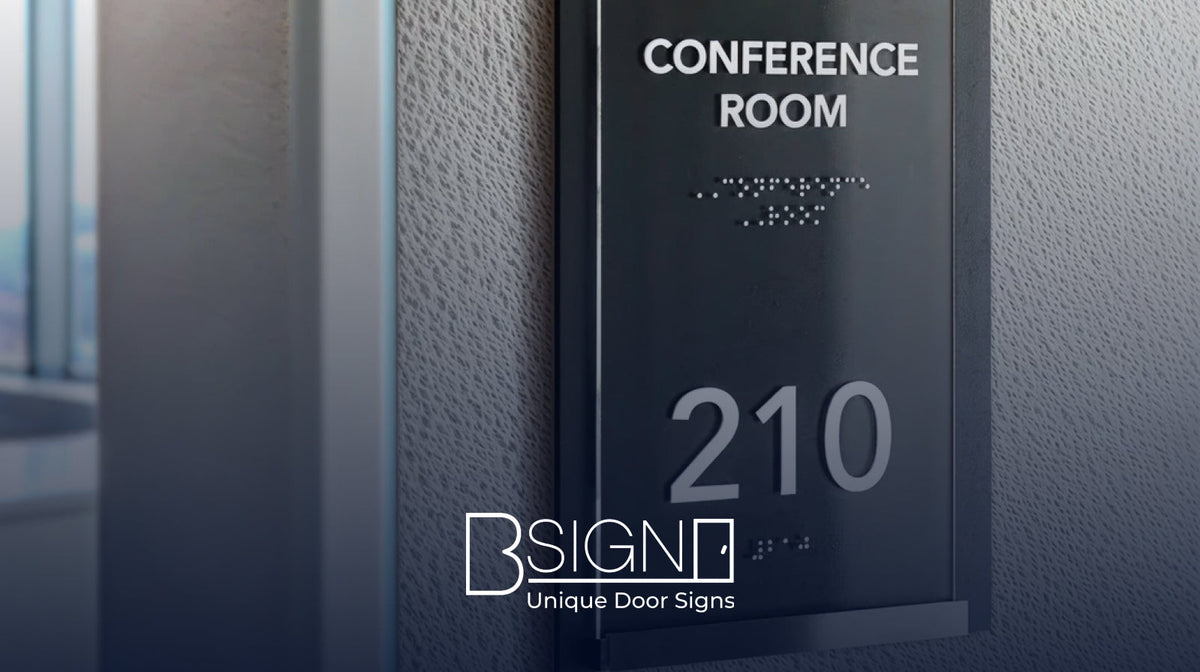 How to choose business door signs: key considerations