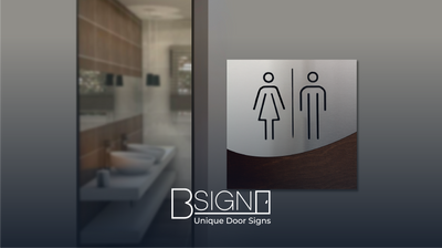 Creative signs on toilet doors: how they make your business unique