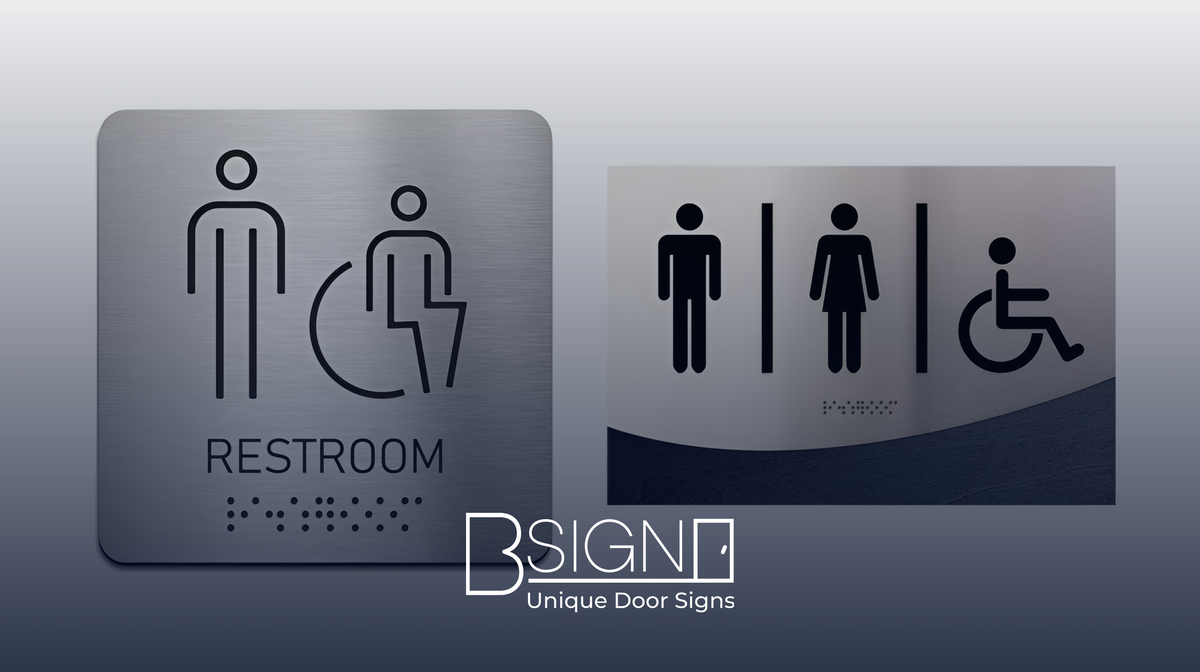 Restroom Signs in 2026: Accessibility, Design, and Requirements That Can’t Be Ignored