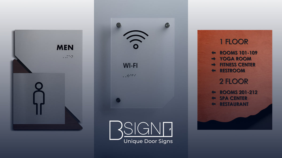 Best Materials for Door Signs in 2026: Acrylic, Wood, and Metal Compared