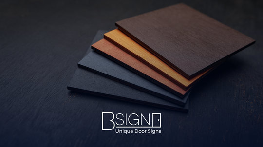 Deep shades of interior signs 