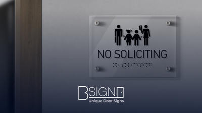 Do «‎No Soliciting‎» signs at your front door really work?