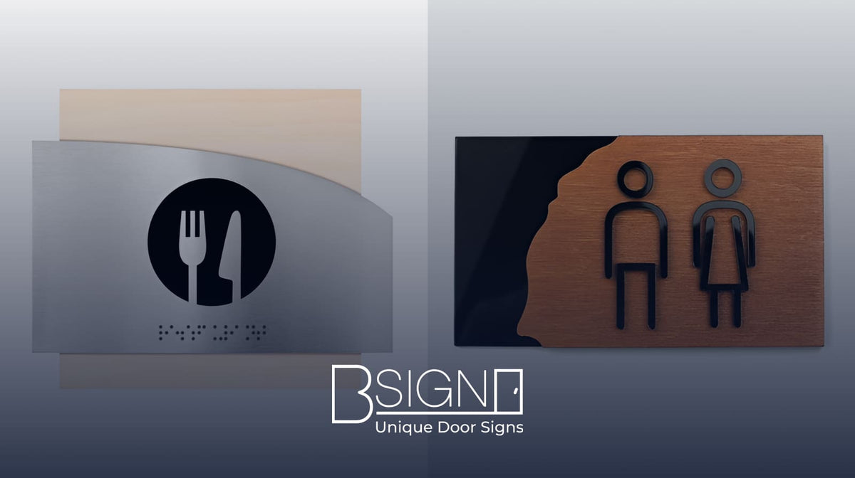 Wooden vs Metal Door Signs: A Practical Guide to Choosing Door Sign Materials in 2026