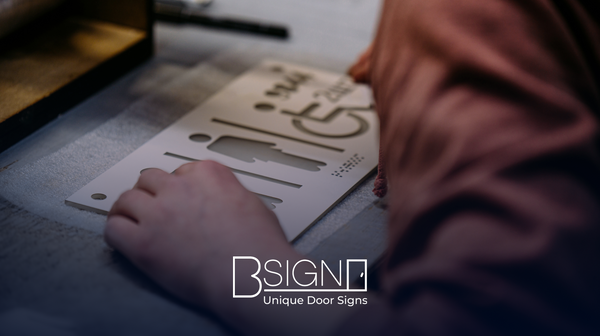 Signage production in Bsign: stages of making signs