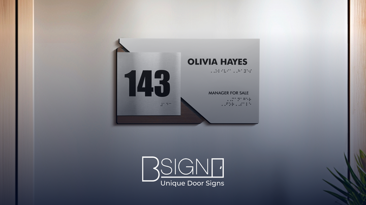 Custom signage from Bsign