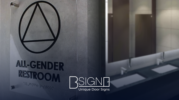 Gender identity and the difference between the "Unisex" and "All Genders" signs